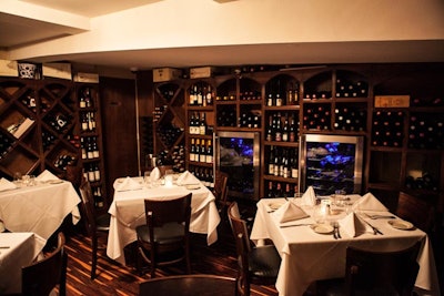 Have your private event in the temperature controlled wine cellar room