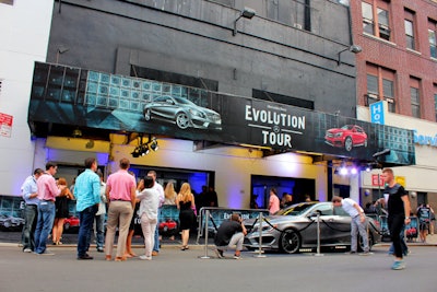 Mercedes-Benz's Evolution Tour will make stops in cities across the country, including Miami, Chicago, and Los Angeles, and will wrap up in November. On July 24, the luxury automaker kicked off the series in New York at Terminal 5.
