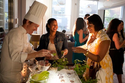 Interactive food station