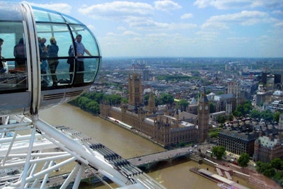 Incentive travel participants value destinations and activities that they might not otherwise get to experience, such as an event in a private capsule of the London Eye organized by Spectra DMC.