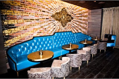 Tender Lounge features an eclectic yet sophisticated ambiance for your special occasion