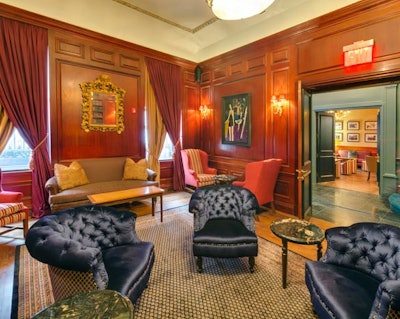 The Library Lounge is great for cocktails & canape receptions.