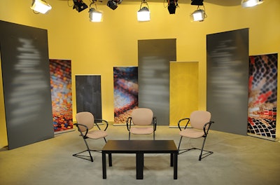 Our MediaTV Studio offers an intimate and unique environment for quality productons