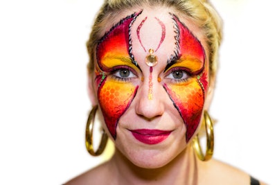 Special effects airbrush face painting