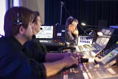 Technical production audio visual services for meetings and live events