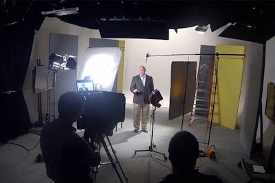 Single Camera HD Shoots with in-house lighting can easily be executed in the Studio