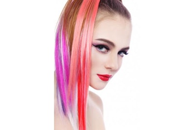 Another great trend, color hair chalk!
