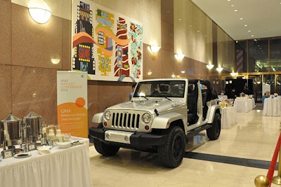 The flexible North Lobby area can be utilized for a variety of event requirements