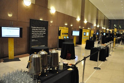 The North Lobby can be customized to showcase numerous exhibits & products for event guests