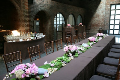 Seated spring reception at The Foundry