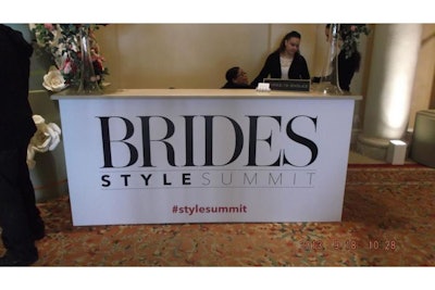 Decal installation - Conde Nast - Brides