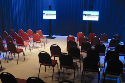 The 35th floor Studio can also be used as overflow space for Auditorium programs