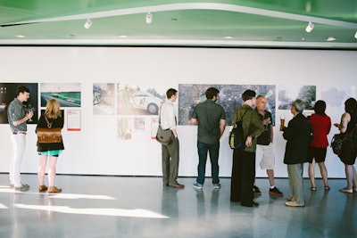 The BSA Space, a 6,800-square-foot LEED Platinum-certified facility and Boston’s first 'green' skyscraper, serves as an ideal venue for eco-conscious corporate events and trade shows. The main gallery space offers expansive views of both Fort Point Channel and the Rose Fitzgerald Kennedy Greenway, as well as a catering kitchen and easy viewing of current exhibitions. Four fully equipped meeting rooms allow for smaller breakout groups.