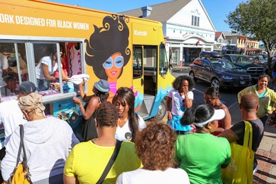 As part of its rebranding of the Centric Network as the “First Network for Black Women,” Viacom tapped Events by Fabulous to create a custom-wrapped gifting truck to roam Martha’s Vineyard during the network’s sixth anniversary celebration on the island. The vehicle’s street team and DJ BHen hosted pop-up parties when the truck made one of its three daily stops at highly trafficked spots.