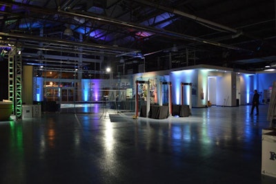 The space can be transformed to accommodate a wide range of events