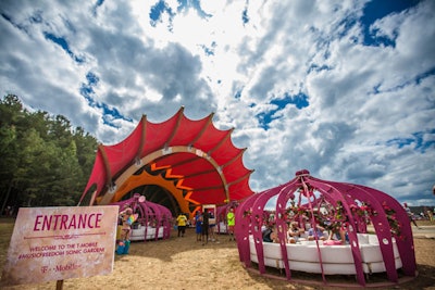 From a small stage within the T-Mobile Sonic Garden, four up-and-coming DJs performed each day.