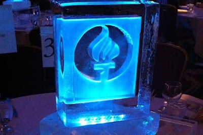GoldenChefs ice table center pieces