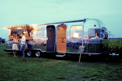 Hive puts the craft cocktail experience on wheels, serving a full bar out of a retrofitted 1983 Airstream trailer. Partners Graham H. McKissock and Lance Davis work with hosts ahead of time to develop specialty drinks that play to an event’s theme and incorporate local spirits and seasonal ingredients. Come autumn, those might include cocktails like the Sage Brown Derby (rye whiskey, fresh grapefruit juice, fresh lime juice, agave syrup, bitters, and fresh sage leaf) or the Cranberry Caipirinha (Aquavit, cranberry simple syrup, and fresh lime juice). During colder months, the Airstream can even be set up indoors, space permitting.