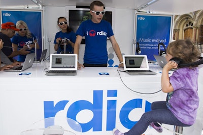 Rdio Activation at the Toronto International Film Festival