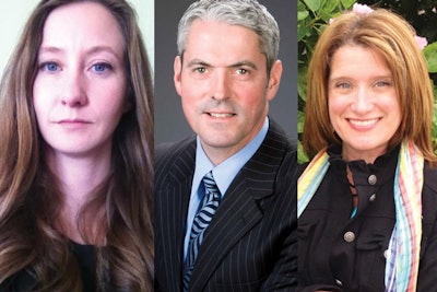 (Pictured, left to right) JJ Francis, James Dale, and Kristie Braley