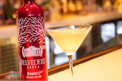 SBE Events and Catering's 'Red Apple Ginger' Martini