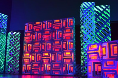 Front, back or up light SuperLever panels for WOW factor