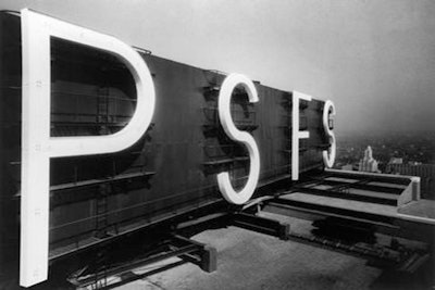 The red neon PSFS sign is visible for 20 miles and is a Philadelphia icon
