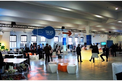 Conference networking floor