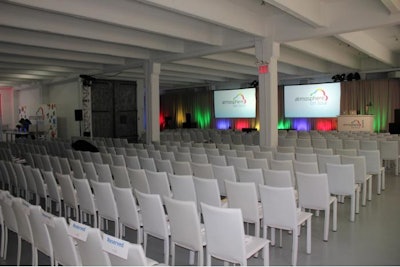 Conference theater-style seating