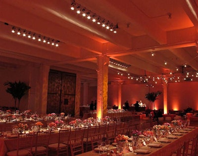 Red lit banquet