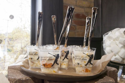 Add your event or company logo to our customizable passed appetizer cups