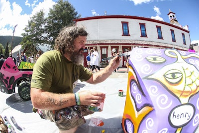 Organizers invited eight contemporary street artists from around the country to do live painting throughout Whatever, USA, with styles representing each artist’s respective region.