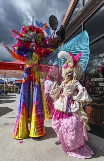 The weekend closed with a Mardi Gras-theme brunch