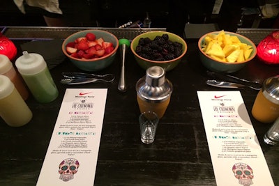Make your own margaritas in our customized mixology class