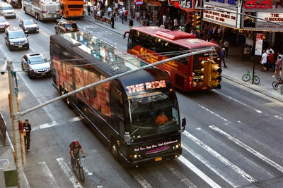 THE RIDE is the largest motor coach allowed on NYC streets