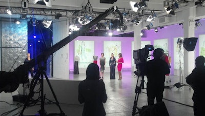 Live fashion show TV broadcast