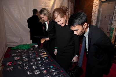 On-site printing and photo booth for Möet Hennessy USA holiday party