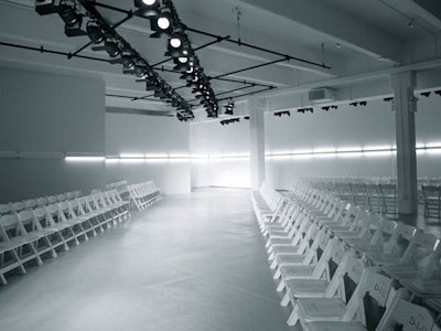 Center548 allows fashion designers to configure their own unique seating arrangements and runways.