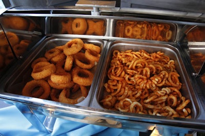 Let your guests choose their favorites at our french fry buffet station
