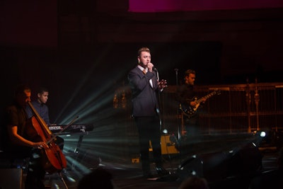 The evening concluded with a performance by English singer-songwriter Sam Smith.