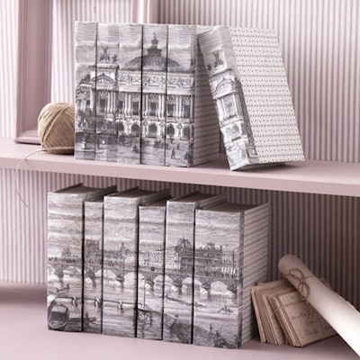 Set of Vive Paris books, $40, available in New York, Washington, and Boston from Bridge Furniture & Props