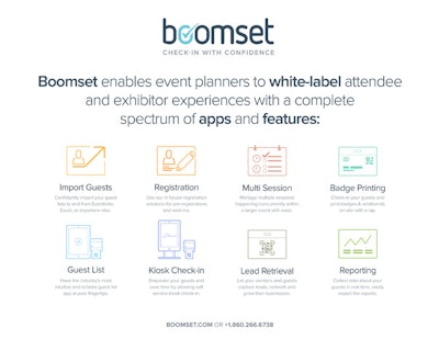 Boomset features