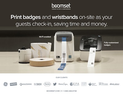 Boomset print badges