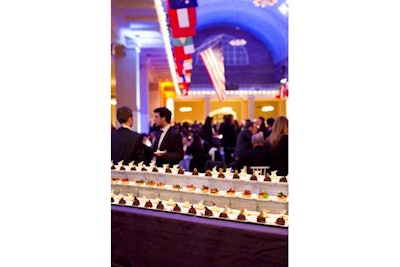 Dessert station at Ellis Island