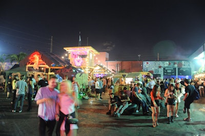 Vendors and art installations came together to provide a unique festival grounds. The space was dubbed the 'S3ctor 4 Courtyard.'