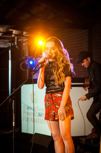 Girl Meets World's Sabrina Carpenter closed the event with a musical performance.