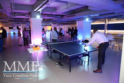 La Cuisine can rent ping pong tables and equipment for events as well
