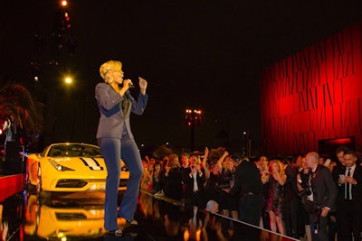 Mary J. Blige was among the performers at the gala.