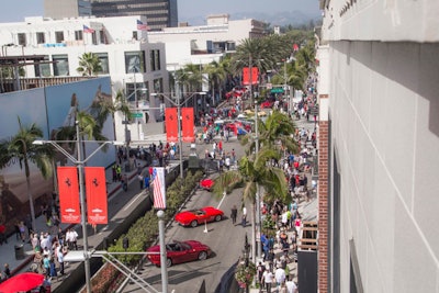 Multiple street closures were in effect for the parade, which brought about 1,000 cars to fans in Beverly Hills.