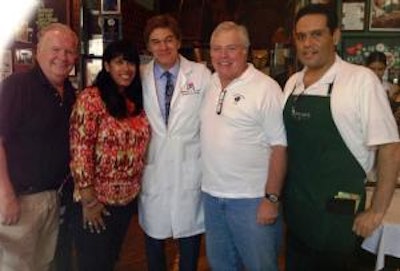Opinion leader physicians dine at Coogan's Restaurant